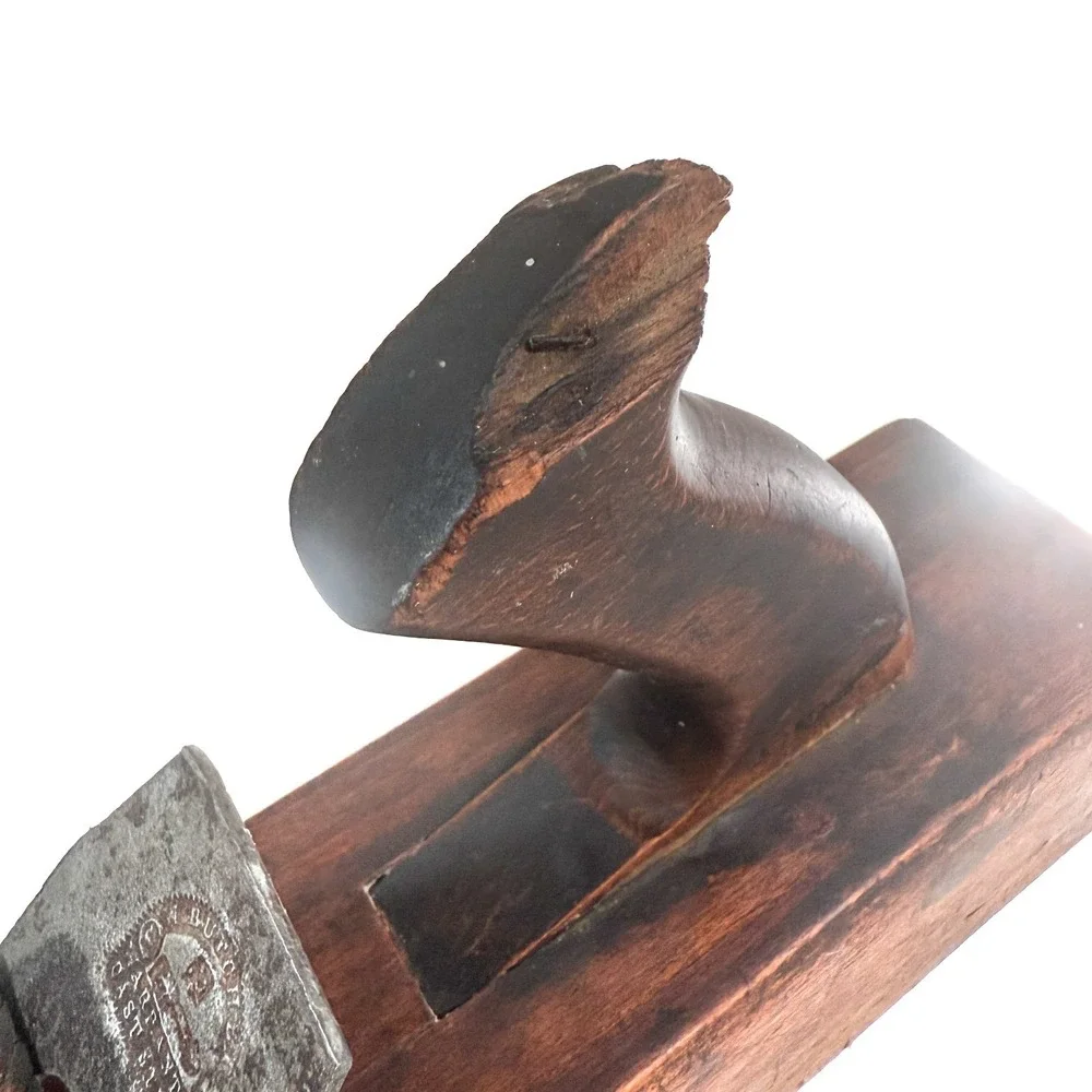 Vintage Antique Wooden Hand Plane W. Butcher Cast Steel – 19th Century Hand Tool